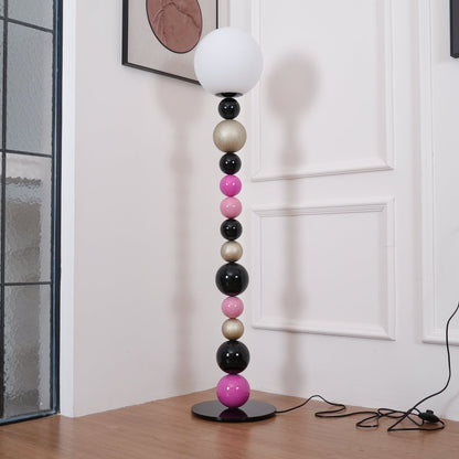 Round Balls Stacking Floor Lamp LED Indoor Lighting Modern