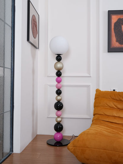 Round Balls Stacking Floor Lamp LED Indoor Lighting Modern