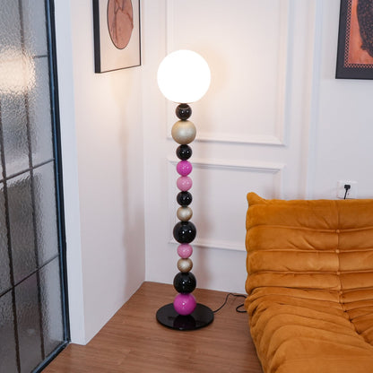Round Balls Stacking Floor Lamp LED Indoor Lighting Modern