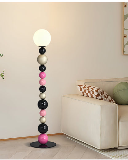 Round Balls Stacking Floor Lamp LED Indoor Lighting Modern