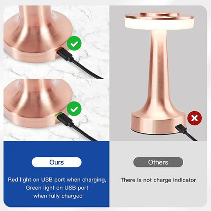 Floral Table Lamp with Elegant Ambient Lighting - LED Design