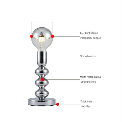 Nordic LED Vintage Desk Lamp - Korny, Dimmable Design
