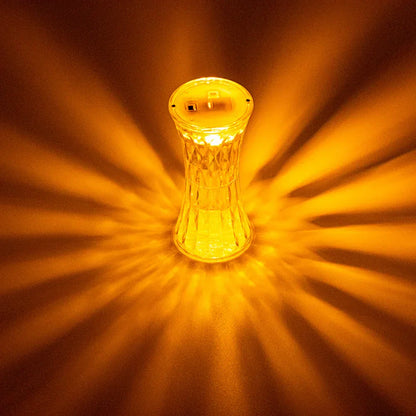 LED Diamond Reading Lamp - Transparent Design, USB Powered