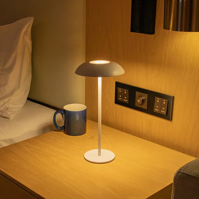 Touch Rechargeable Table Lamp for Office & Outdoor - Warm White Light