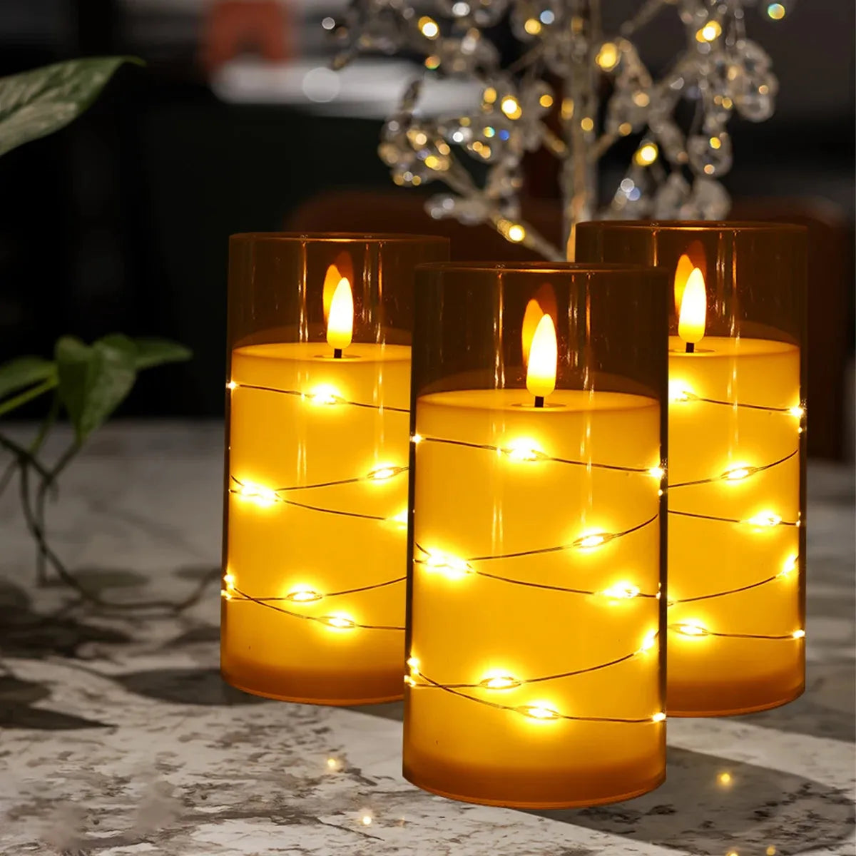 Light - Electronic LED Candle Flame for Christmas Decor