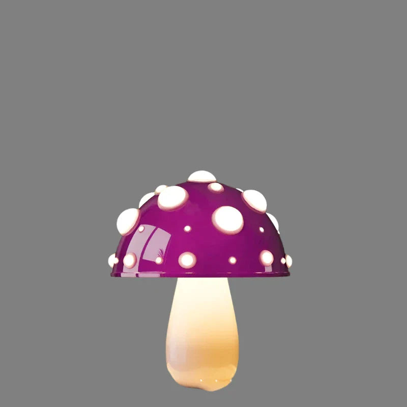 LED Mushroom Lamp Rechargeable USB for Bedroom Lighting