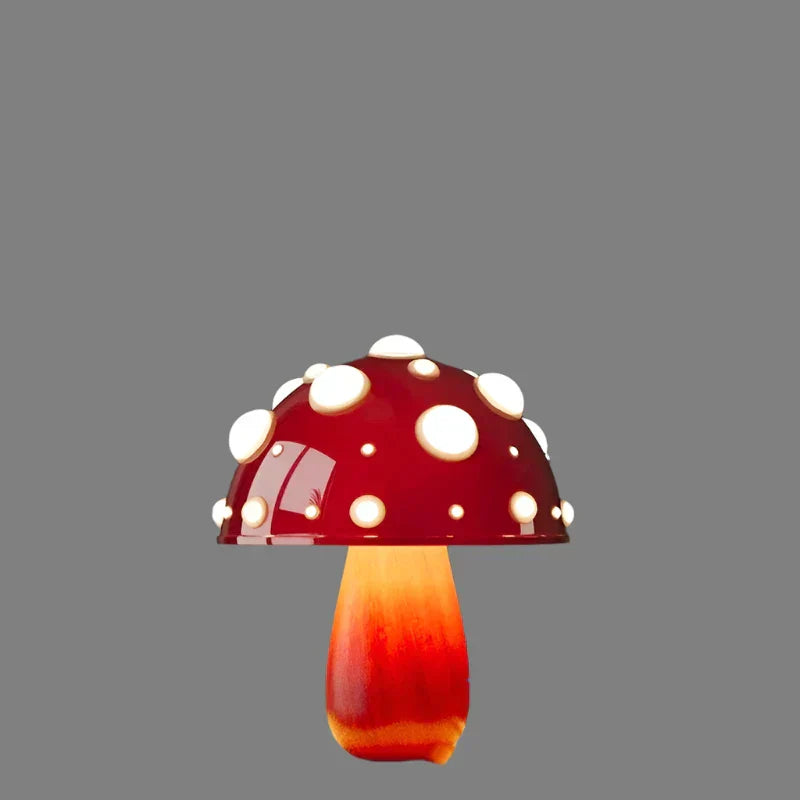 LED Mushroom Lamp Rechargeable USB for Bedroom Lighting