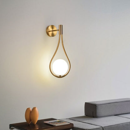 Nordic Glass Globe Wall Light – Scandinavian Elegance for Your Home