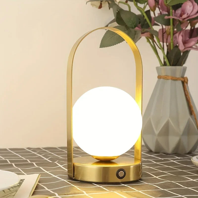 Rechargeable USB LED Table Lamp Dimmable Outdoor Use
