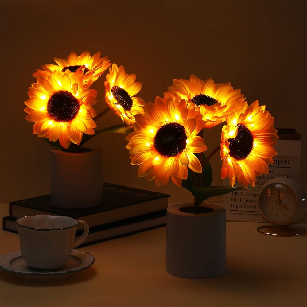 Frendorf Sunflower Lamp LED Flower Decorative Light