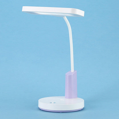 Einfache Long Shadow Round Base Touch Charge LED Desk Lamp