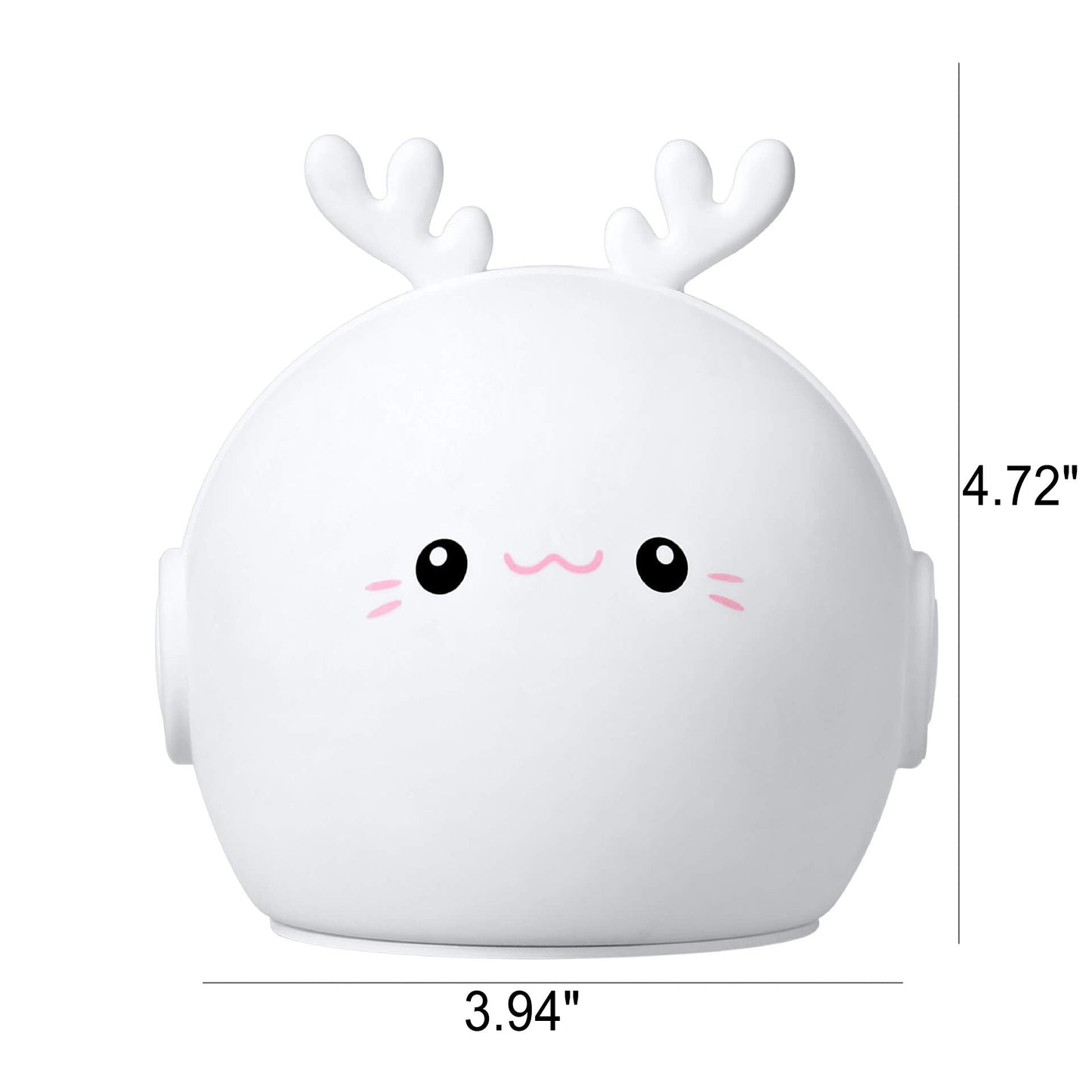 Kreative Cartoon Deer Rabbit Silicone USB LED Night Light Lamp