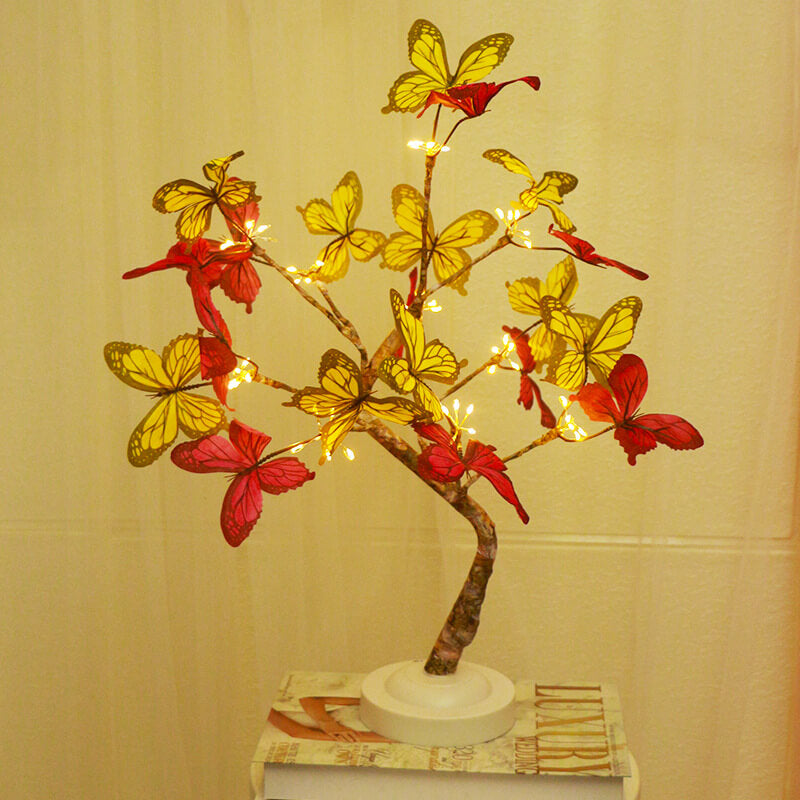 Kreative Schmetterling LED Tree Light Table Lamp 50cm