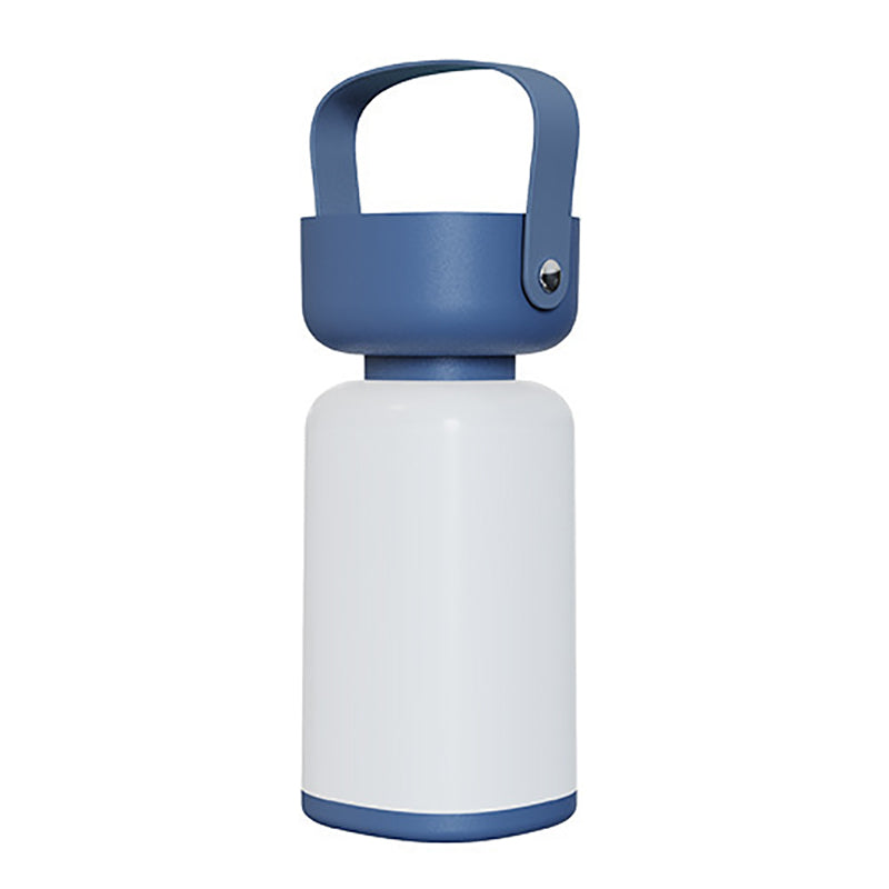 Modern Simplicity Waterproof Portable Plastic ABS Cylinder LED Table Lamp Outdoor Light for Patio