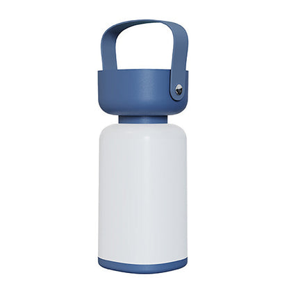 Modern Simplicity Waterproof Portable Plastic ABS Cylinder LED Table Lamp Outdoor Light for Patio