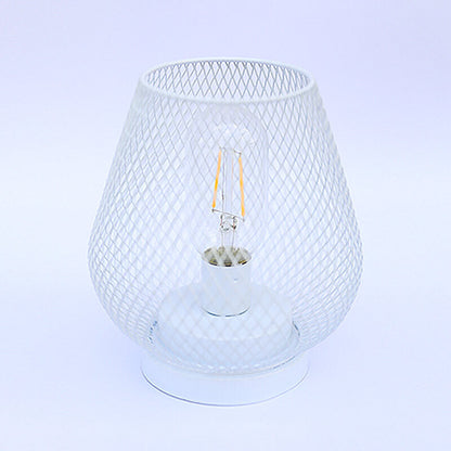 Modern Minimalist Battery Metal Glass 1-Light Table Lamp