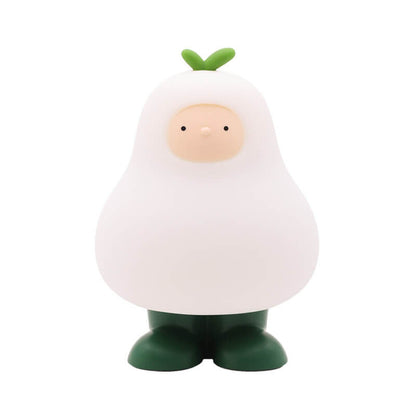 Kreative Cartoon Pear Silicone LED Night Light Table Lamp