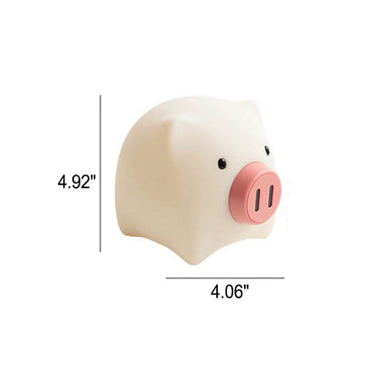 Kreative Sweet Pig Touch Timer LED Night Light Table Lamp
