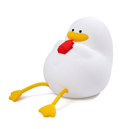 Kreative Cartoon Silicone Duck LED Table Lamp for Kids