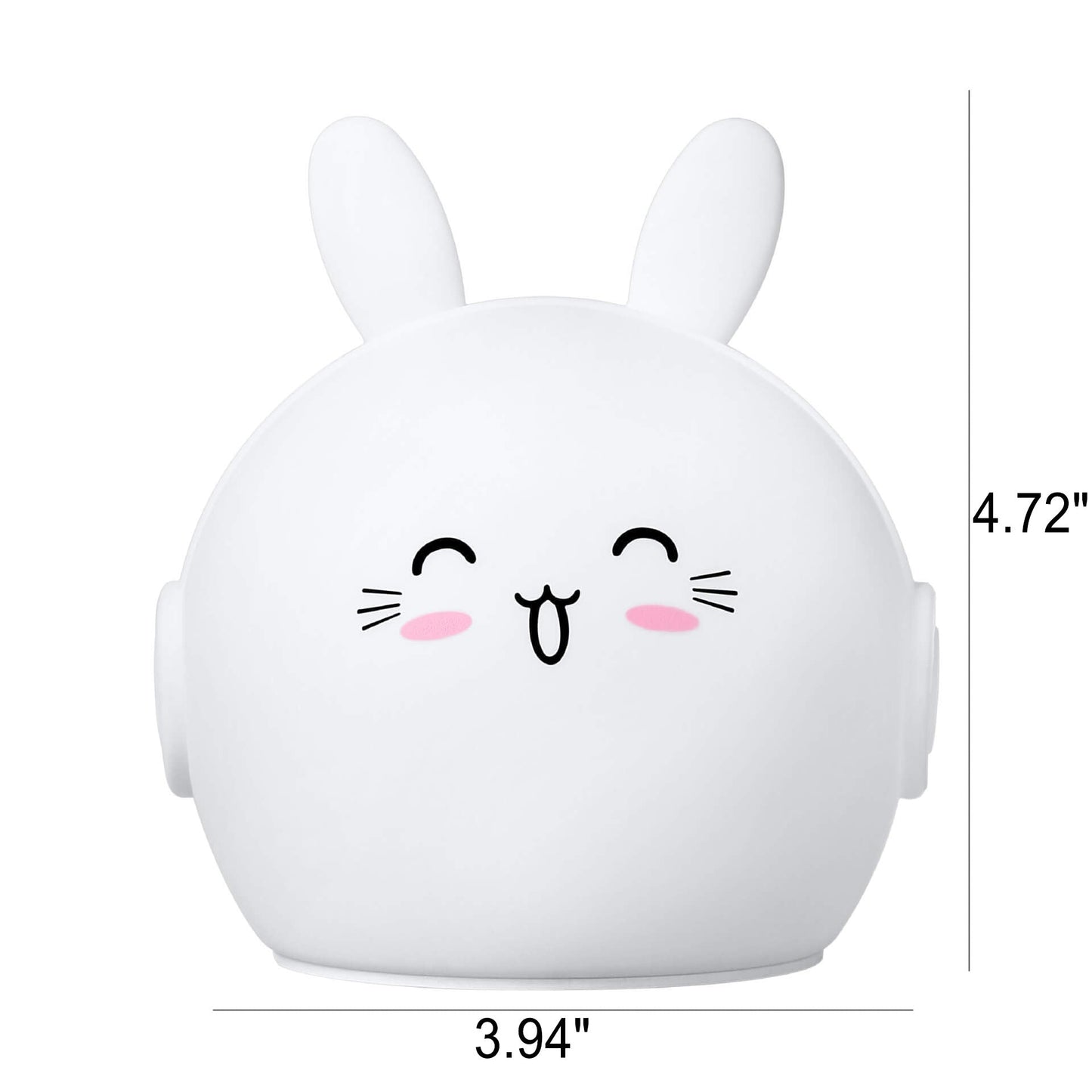 Kreative Cartoon Deer Rabbit Silicone USB LED Night Light Lamp