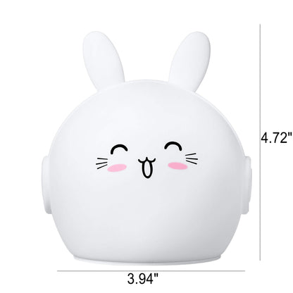 Kreative Cartoon Deer Rabbit Silicone USB LED Night Light Lamp