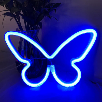 Kreative Neon Butterfly LED Battery/USB Decorative Light