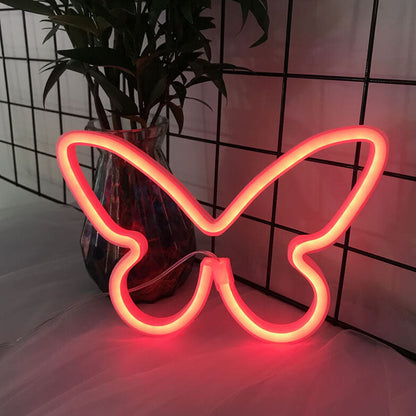 Kreative Neon Butterfly LED Battery/USB Decorative Light