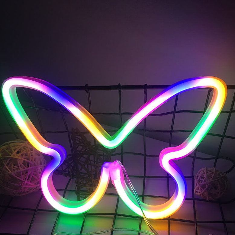 Kreative Neon Butterfly LED Battery/USB Decorative Light