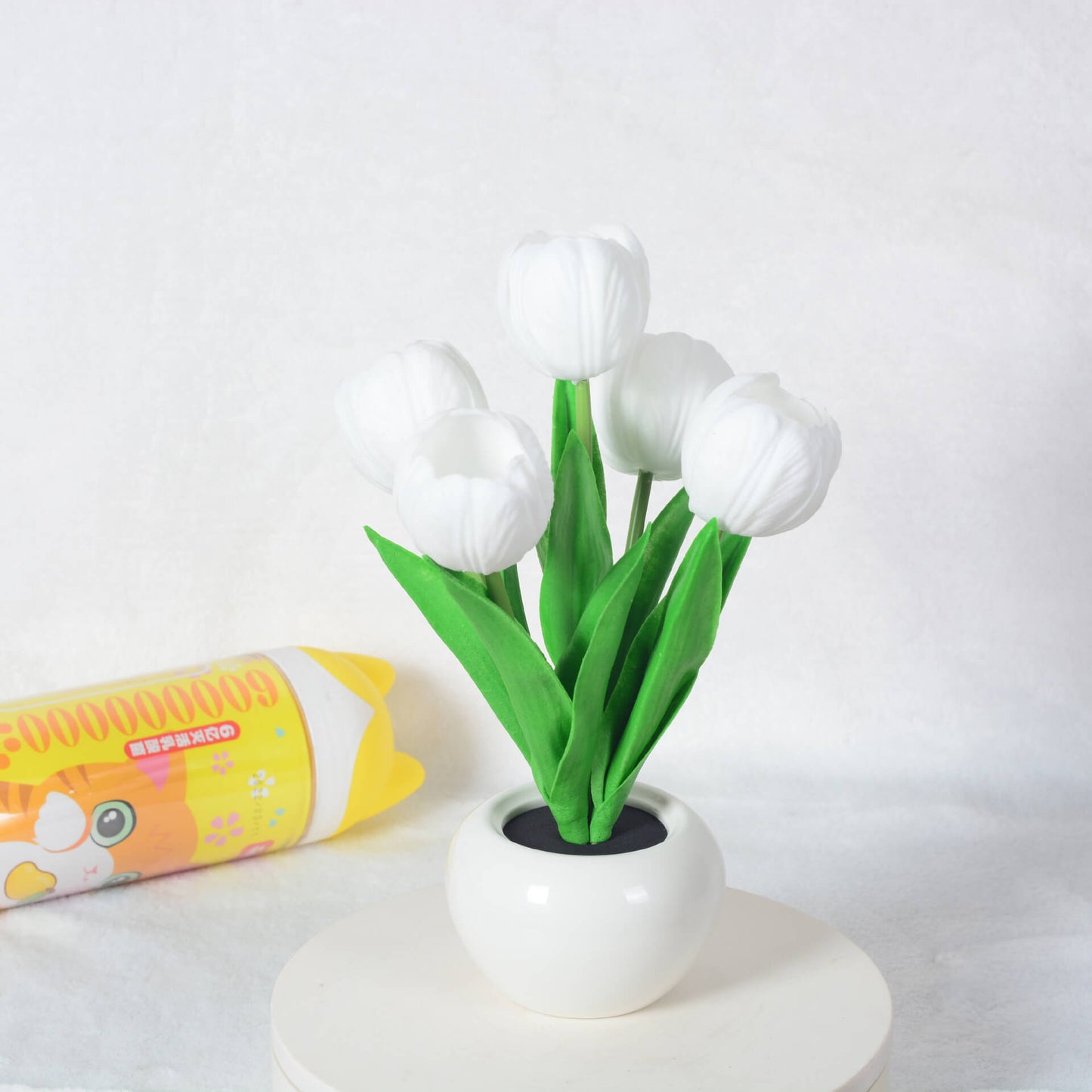 Modern Creative Simulation Tulip Peony LED Table Lamp