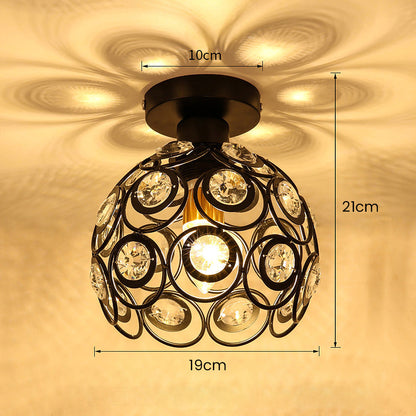 Fancy Gold Luxury Ball Hallway Ceiling Light - Modern Design
