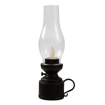 Retro Hanging Lantern - LED Vintage Style for Indoor Outdoor Use