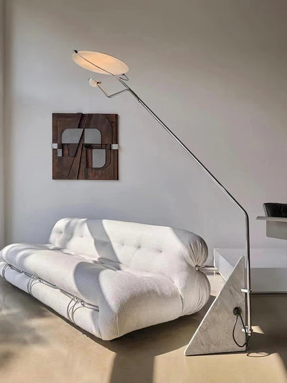 Salocchi Marble Floor Lamp with LED and Modern Design