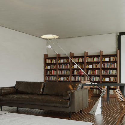 Salocchi Marble Floor Lamp with LED and Modern Design