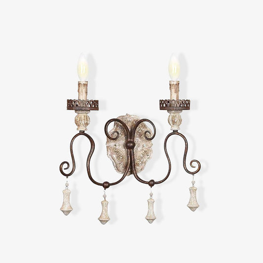 Santa Trinita Sconce Wall Light - LED, Aged Silver Finish