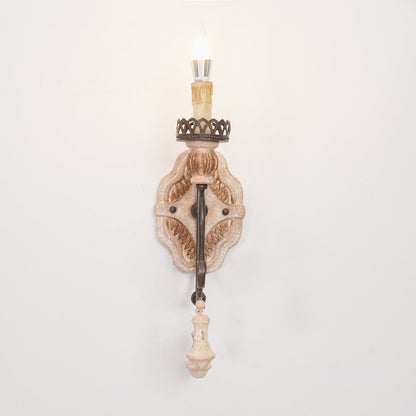Santa Trinita Sconce Wall Light - LED, Aged Silver Finish