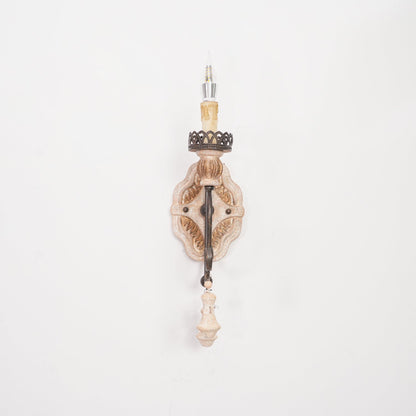 Santa Trinita Sconce Wall Light - LED, Aged Silver Finish