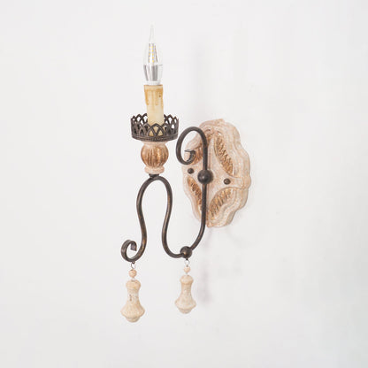Santa Trinita Sconce Wall Light - LED, Aged Silver Finish