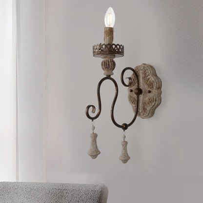 Santa Trinita Sconce Wall Light - LED, Aged Silver Finish