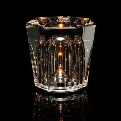 Elegant Crystal Table Lamp for Restaurant and Bar – Dimmable LED