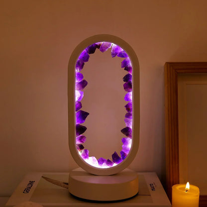 Natural Crystal Lamp – Relaxing Atmosphere Lighting