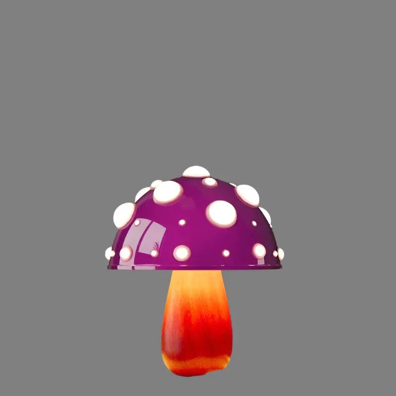 LED Mushroom Lamp Rechargeable USB for Bedroom Lighting