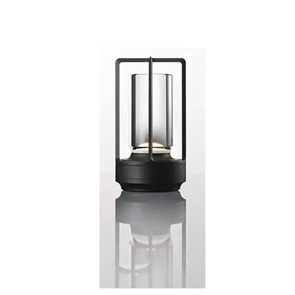 Chic and Modern Table Lamp - Stylish Metal and Glass Design