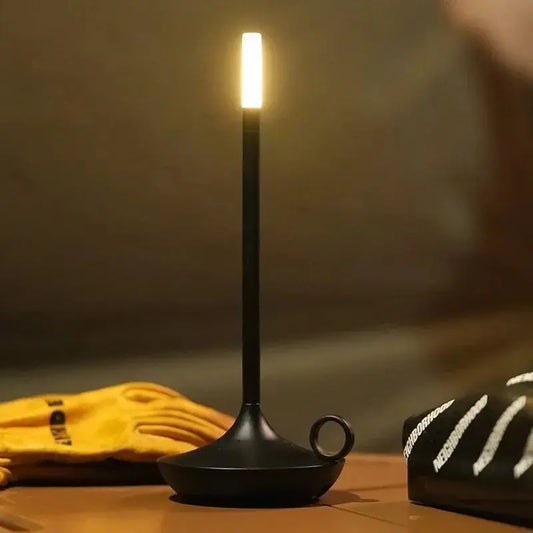 Rechargeable Touch-Control Candle Table Lamp LED Decor