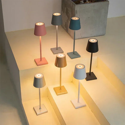 Elegant Portable USB LED Lamp for Hotels - Dimmable Design