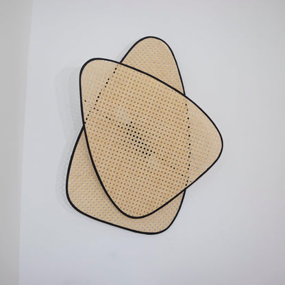 Screen Cannage Sconce Light - Vintage Bamboo Wall Fixture