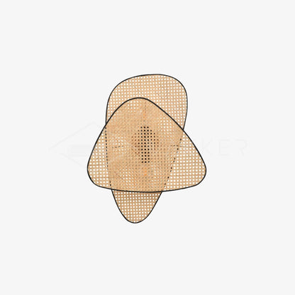 Screen Cannage Sconce Light - Vintage Bamboo Wall Fixture