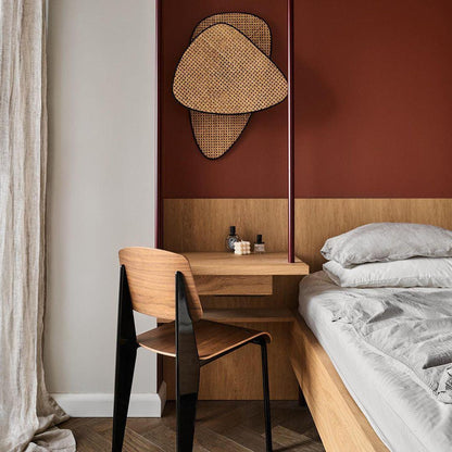 Screen Cannage Sconce Light - Vintage Bamboo Wall Fixture