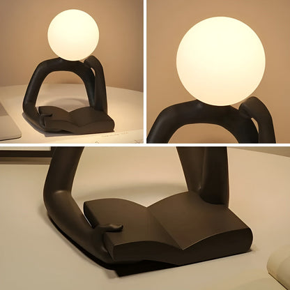 Refined Designer Table Lamp – Modern Art with Mood Lighting