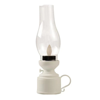 Retro Hanging Lantern - LED Vintage Style for Indoor Outdoor Use