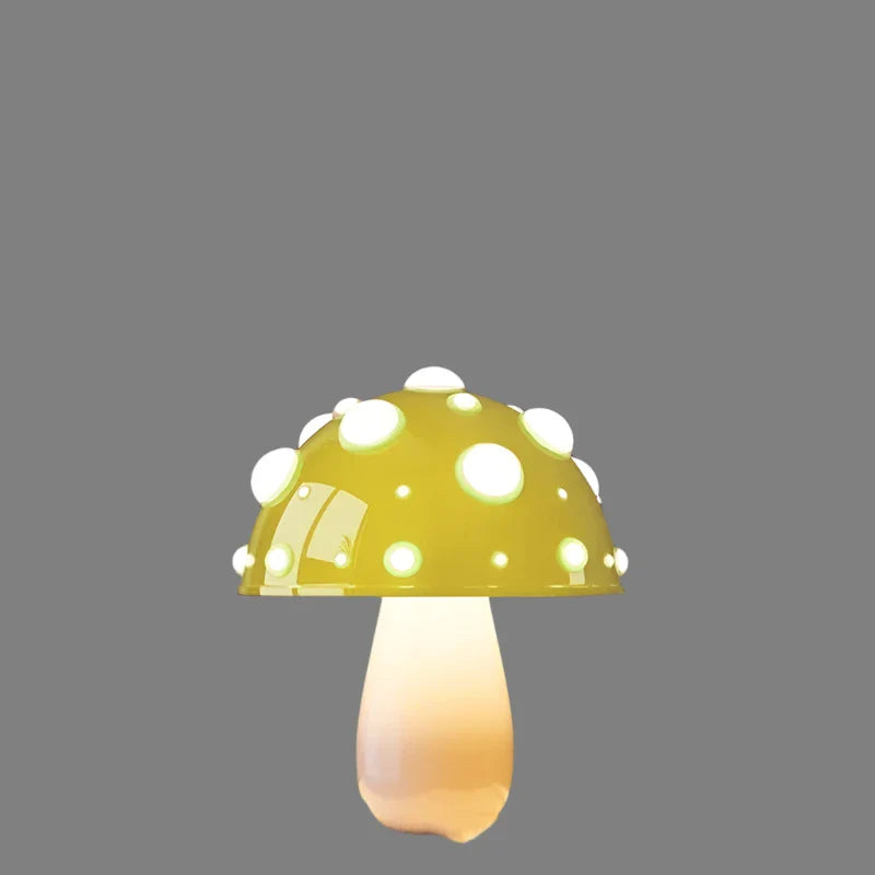 LED Mushroom Lamp Rechargeable USB for Bedroom Lighting